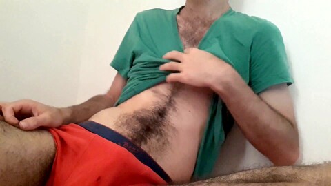 Gay jerking off, gay european, hairy armpits