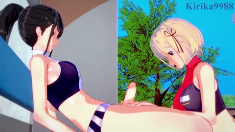 Jeu, un anime, hentai