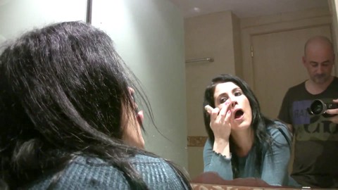 Latinas, bathroom, matures