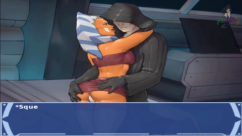 Ashoka from Star Wars enjoys gamer hentai adventure