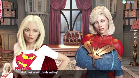 Animiertes Teen-Spiel mit heißer 3D-Action und dampfenden Szenen