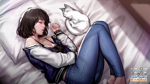 Hentai 3d, lumière, le corps