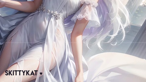 Dolce principessa fa un lieve fellatio e dolci baci nel soft femdom.