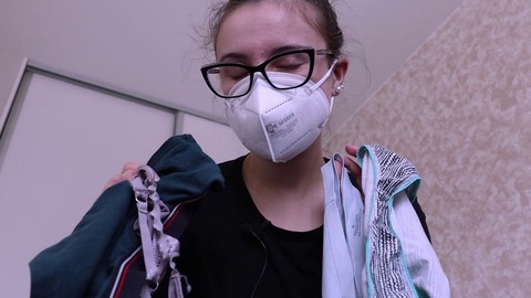 Smelly ass, talking dirty, caught sniffing panties