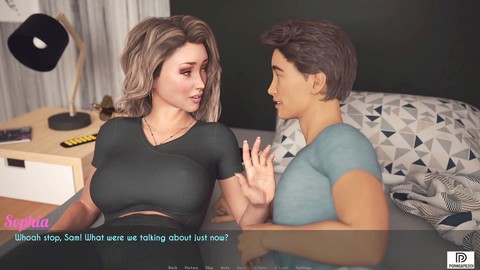 Three dimensional, comic, big boobs