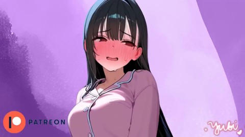 La petite amie nerveuse Yubi Yubz s'accroche à vous pour la première fois lors d'une séance ASMR de jeu de rôle torride.